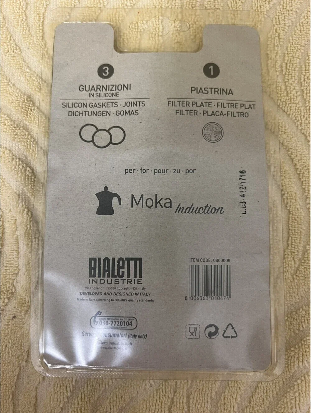 Bialetti replacement gasket